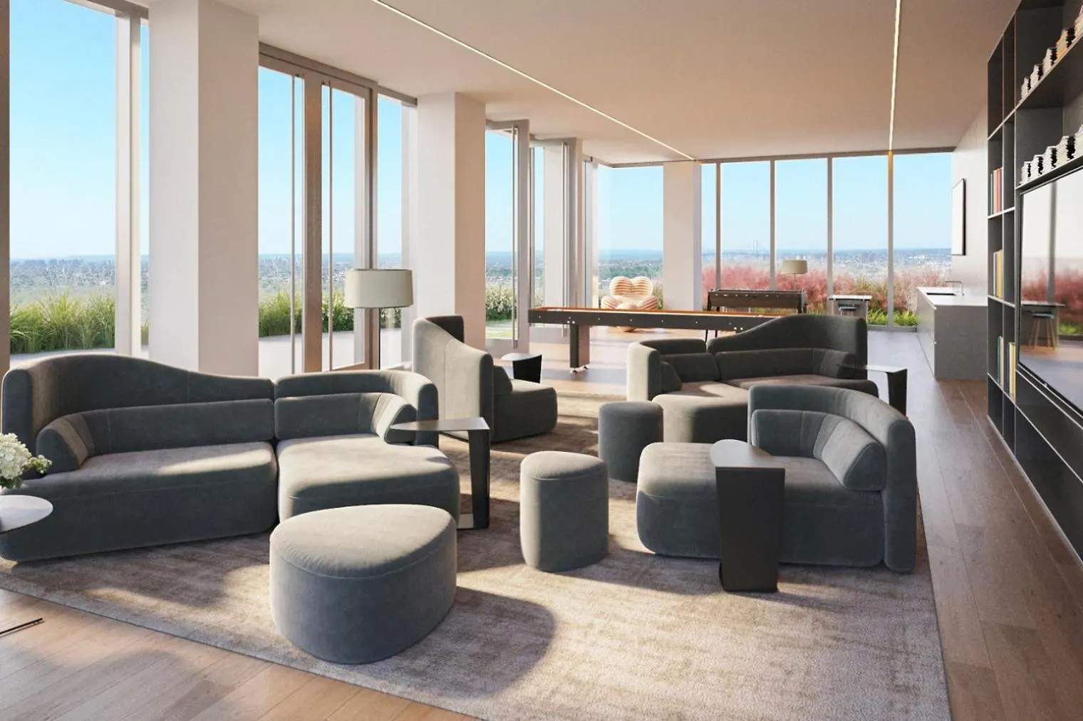 Ferienwohnung Blueground Clinton Hill Pool Gym Ac Nr Park Nyc-1658 New York Apartment